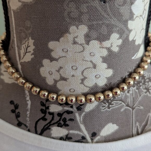 Monet Jewelry - Vintage Statement/Runway Monet Gold Tone Beads Chocker Necklace
